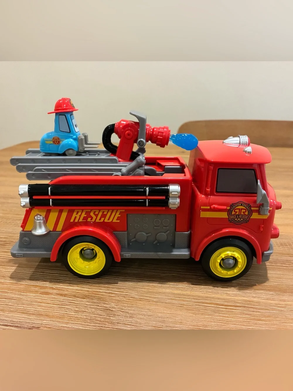 Lightening McQueen RED Rescue Fire Truck Toy